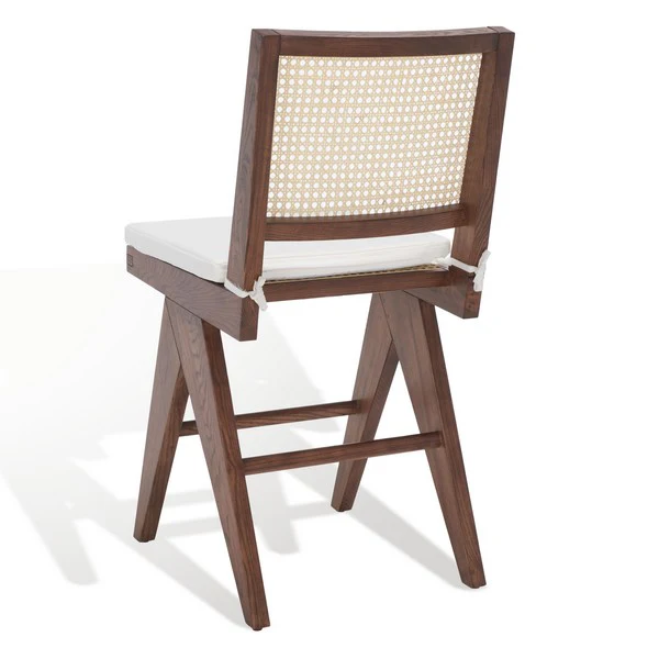 Safavieh Colette Rattan Counter Stool - Walnut - Image 5