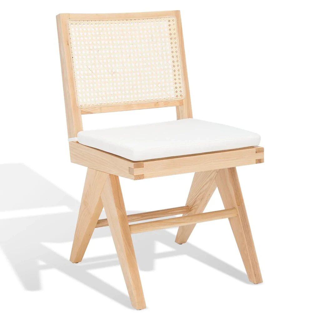 Safavieh Colette Rattan Dining Chair Set Of 2 - Natural - Image 7