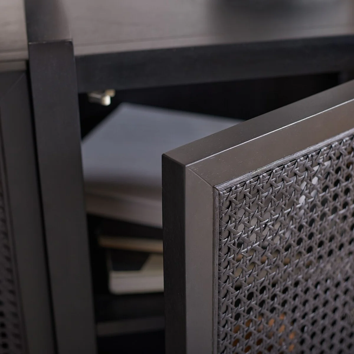 Safavieh Cordelia Rattan Sideboard - Black - Image 5