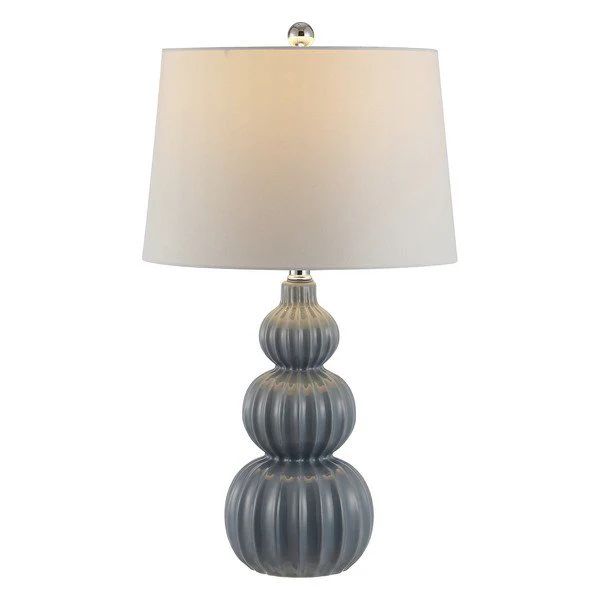 Safavieh Corina Ceramic Table Lamp - Grey - Image 2