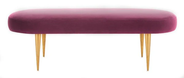Safavieh Corinne Oval Bench - Plum - Image 2