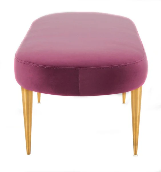 Safavieh Corinne Oval Bench - Plum - Image 4