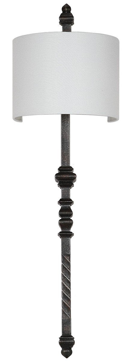 Safavieh Covington 40-Inch H Wall Sconce - Silver Black - Image 2