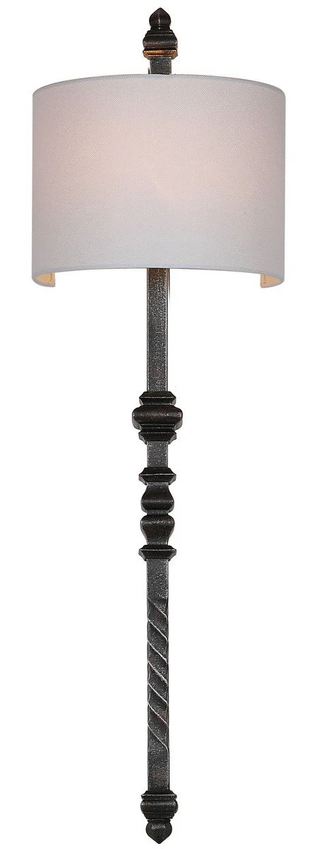 Safavieh Covington 40-Inch H Wall Sconce - Silver Black - Image 3