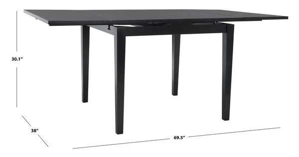 Safavieh Cullen Extension Dining Table - Black - Image 3