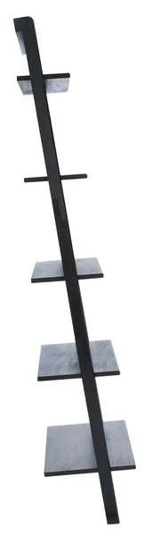 Safavieh Cullyn 5 Tier Leaning Etagere - Black - Image 3