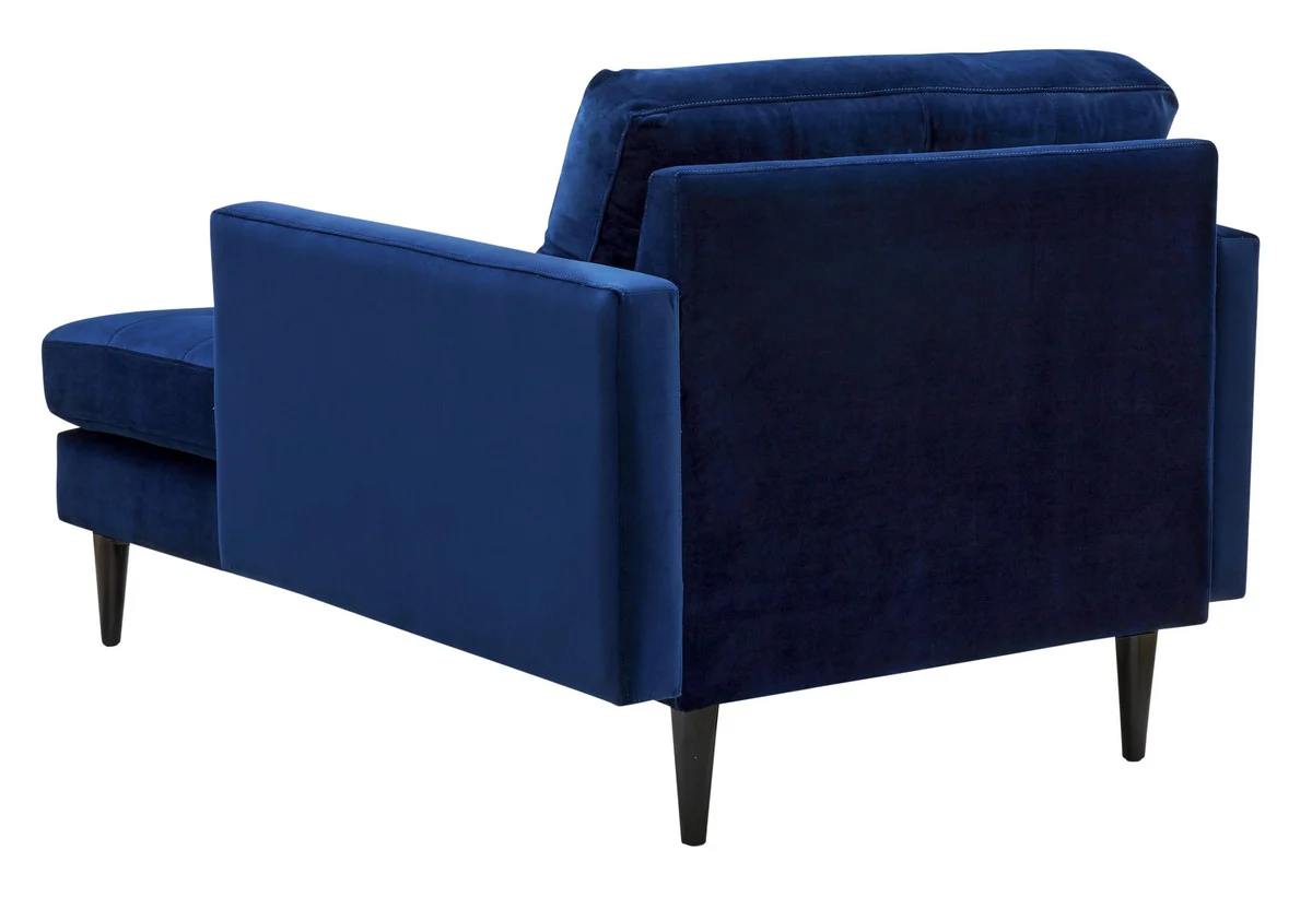 Safavieh Curtis Tufted Chaise - Navy - Image 5