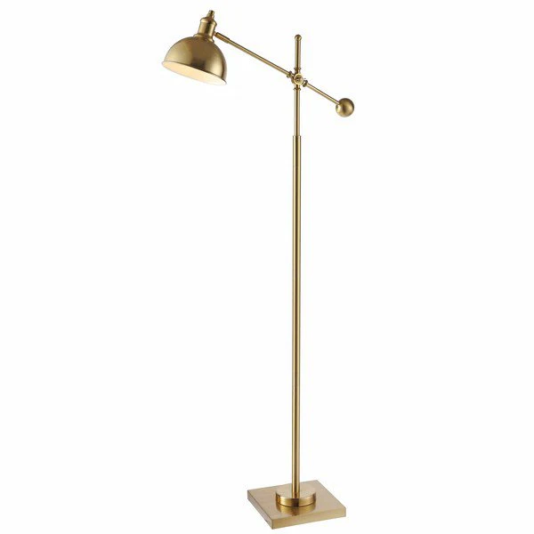 Safavieh Dagen Floor Lamp - Brass Gold - Image 2