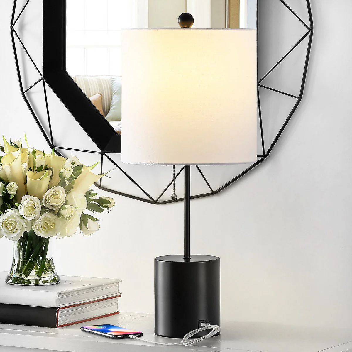Safavieh Dalra Table Lamp - Black - Image 3