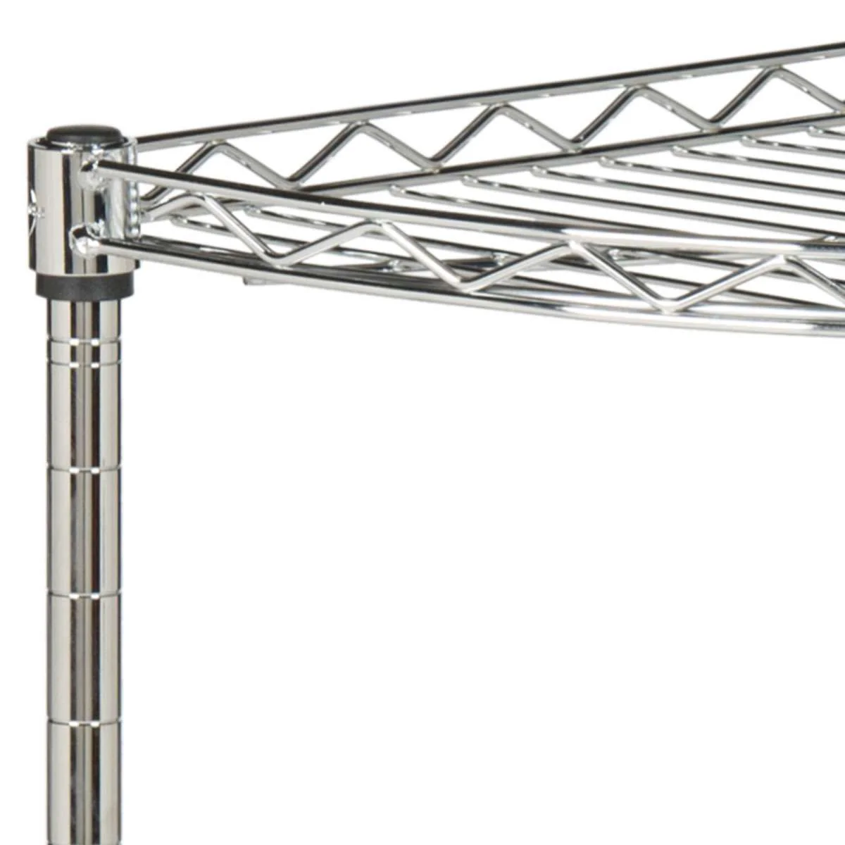 Safavieh Damaris 4 Tier Chrome Wire Corner Rack (11.8 In. W X 11.8 In. D X 31.5 In. H) - Chrome - Image 2