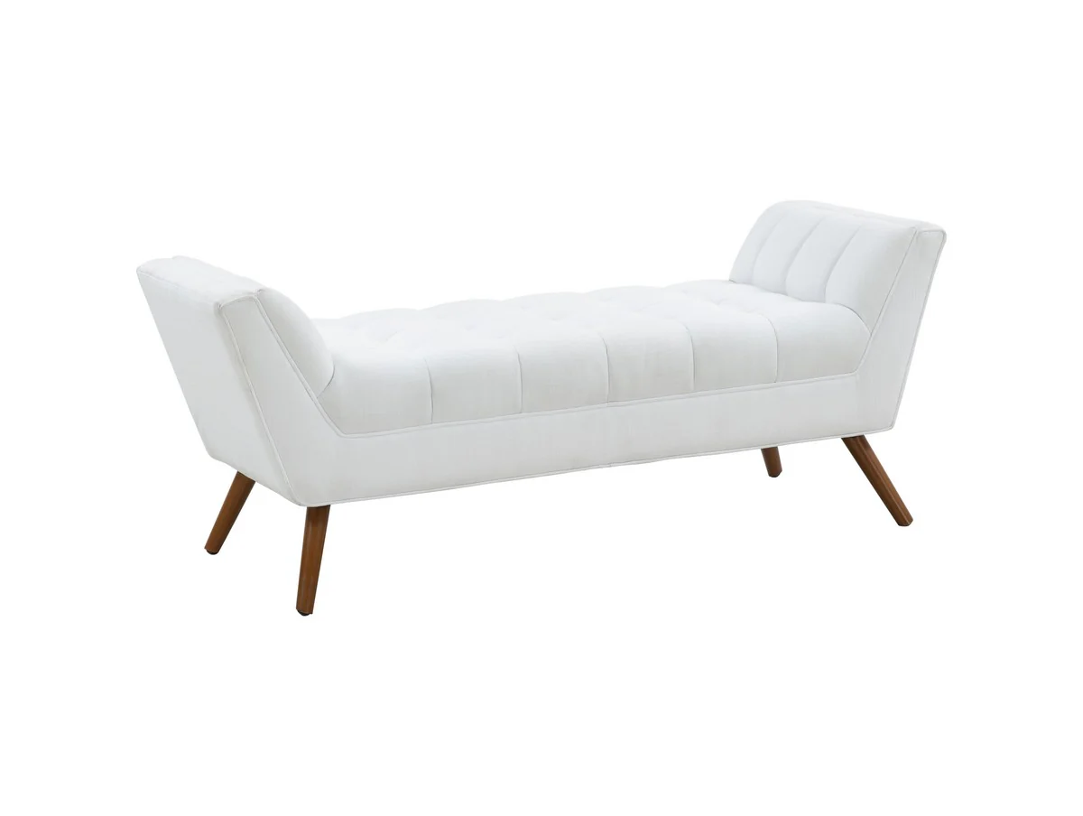 Safavieh Damian Tufted Bench - White - Image 4