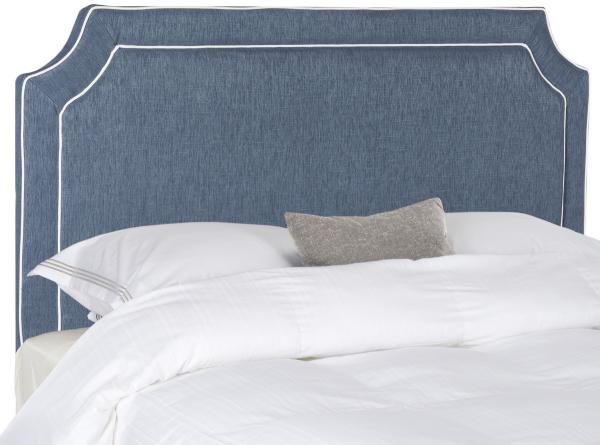 Safavieh Dane Queen Headboard Queen Size - Navy - Image 2