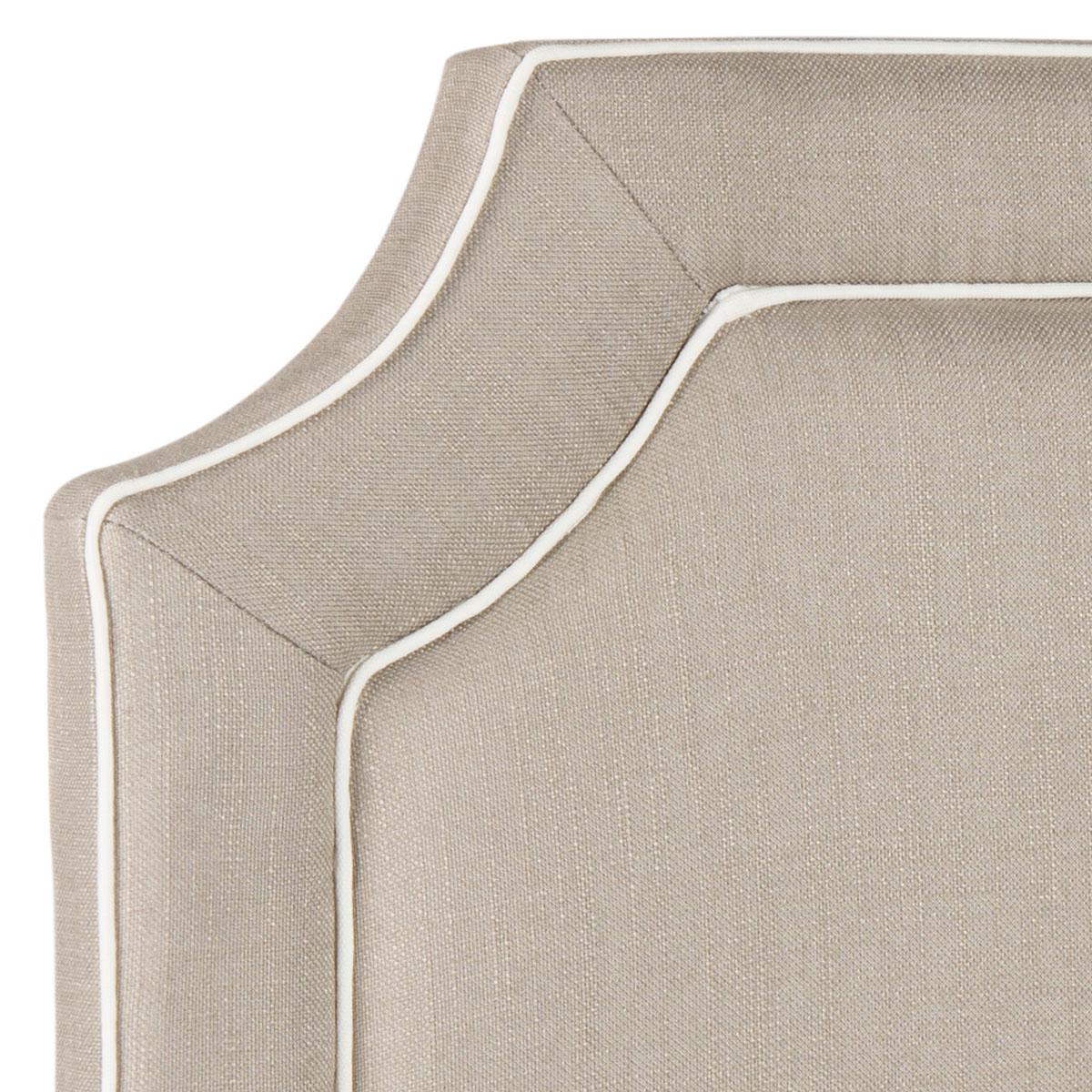 Safavieh Dane Queen Headboard Queen Size - Oyster Grey - Image 3