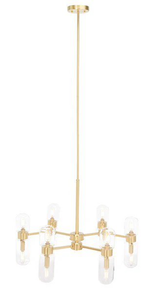 Safavieh Darragh Chandelier - Gold - Image 2