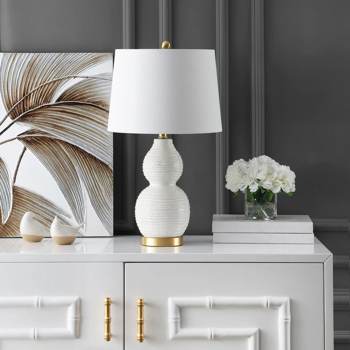 Safavieh Darsa Table Lamp - White - Image 3
