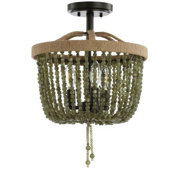 Safavieh Davin Flush Mount - Green - Image 2