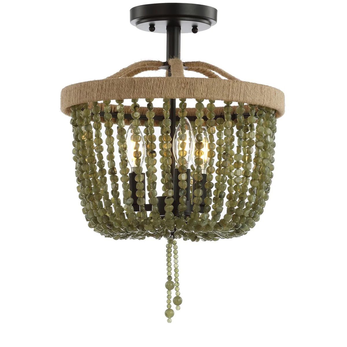 Safavieh Davin Flush Mount - Green - Image 3