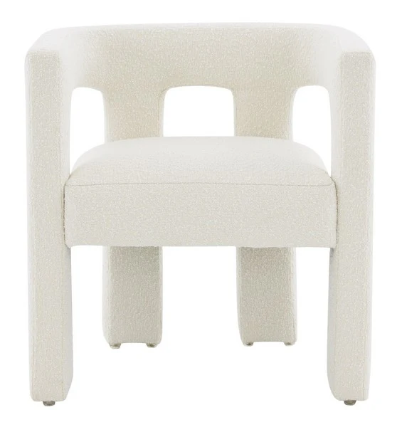 Safavieh Deandre Contemporary Chair - Ivory - Image 2