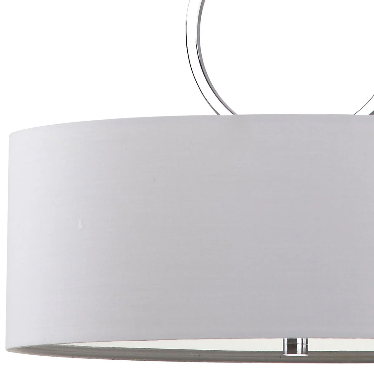Safavieh Debonair 3 Light Chrome Ring 18 Inch Dia Drum Adjustable Pendant - Chrome - Image 3