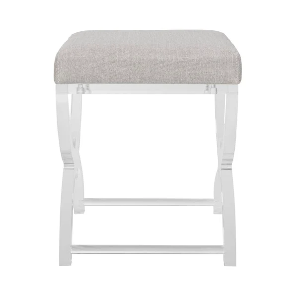 Safavieh Delfina Vanity Stool - Clear - Image 2