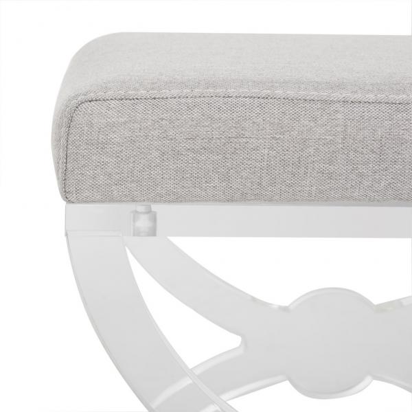 Safavieh Delfina Vanity Stool - Clear - Image 5