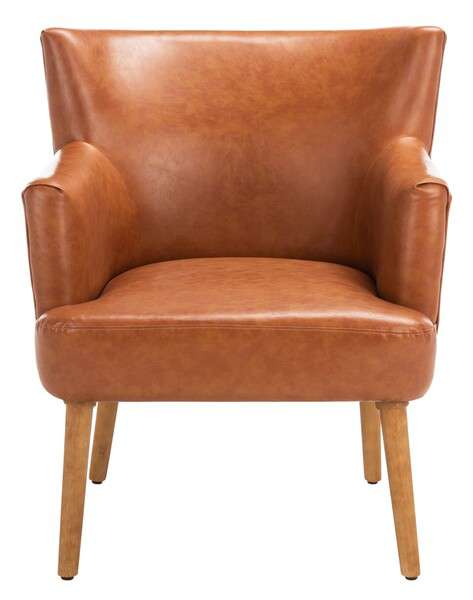 Safavieh Delfino Accent Chair - Cognac - Image 2
