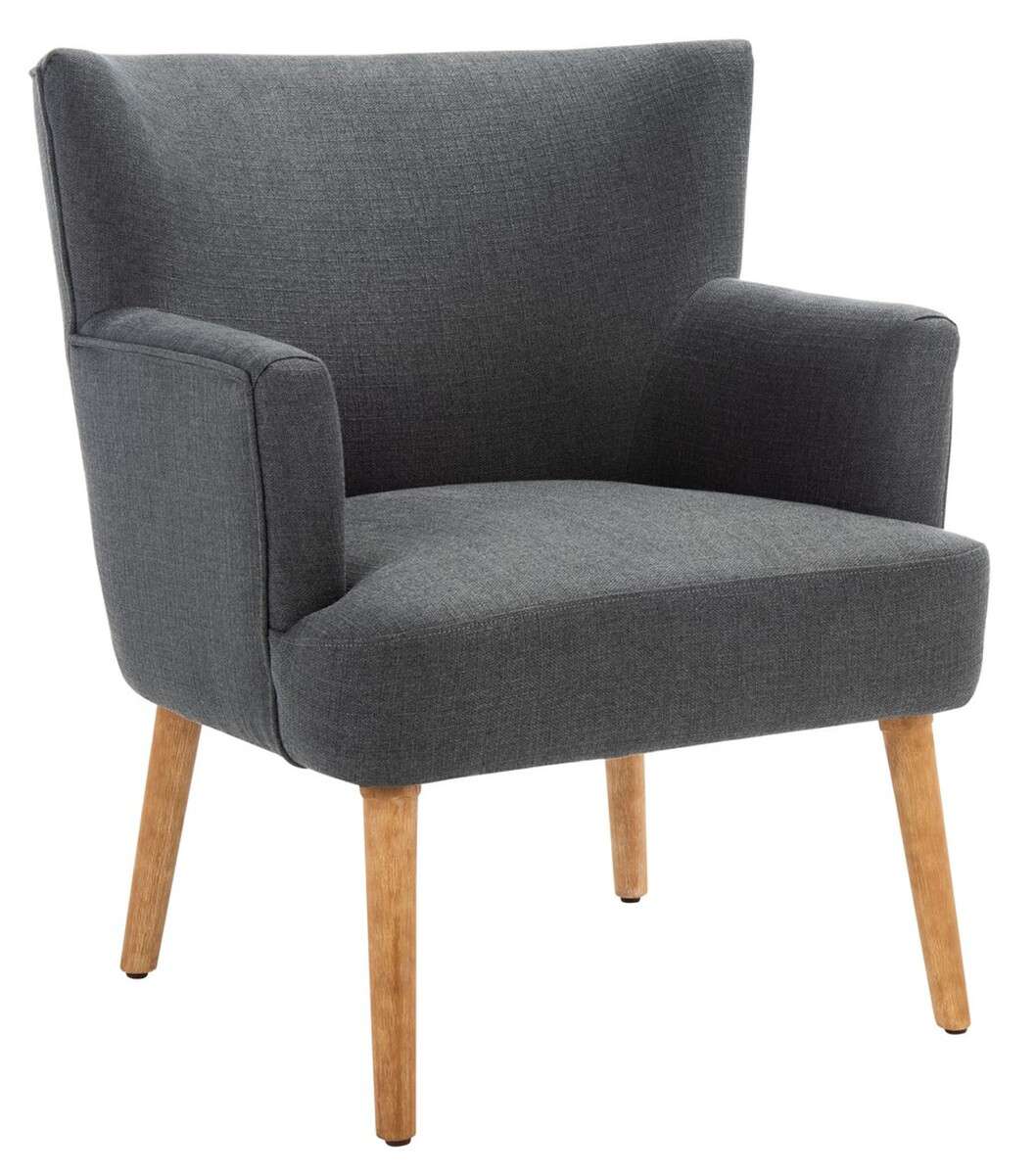 Safavieh Delfino Accent Chair - Dark Gray - Image 3
