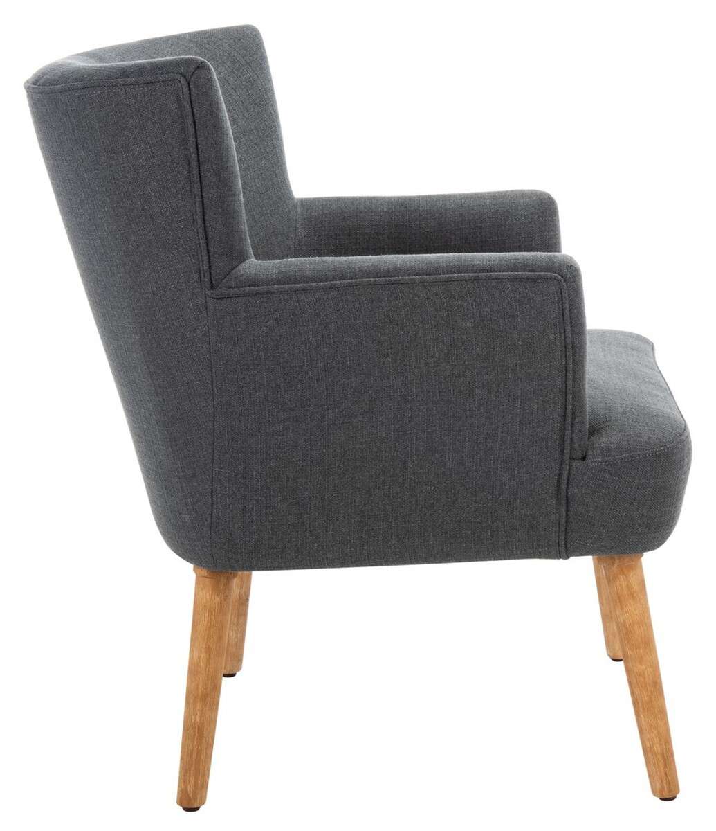 Safavieh Delfino Accent Chair - Dark Gray - Image 4