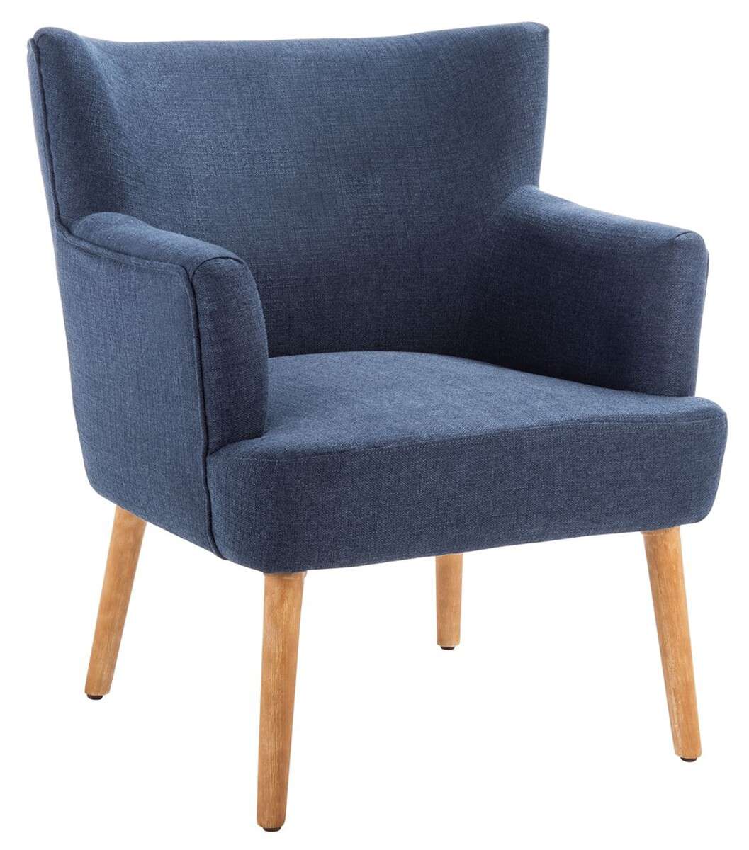 Safavieh Delfino Accent Chair - Navy - Image 3