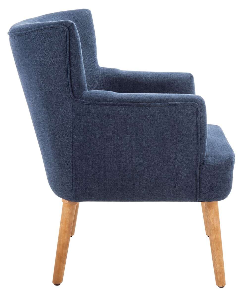 Safavieh Delfino Accent Chair - Navy - Image 4