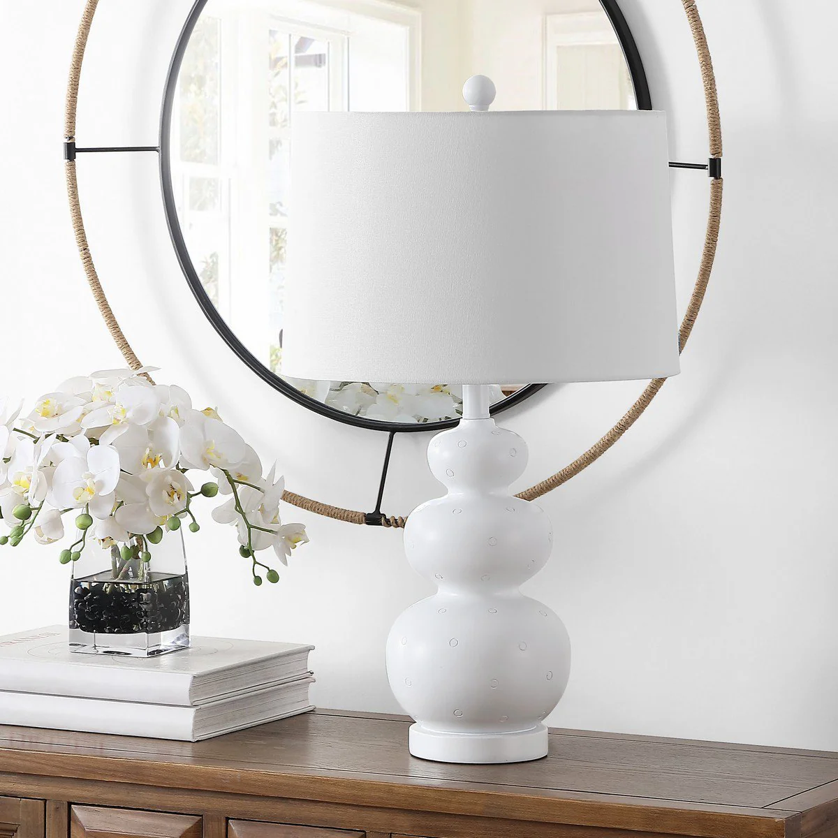 Safavieh Demena Table Lamp - White - Image 3