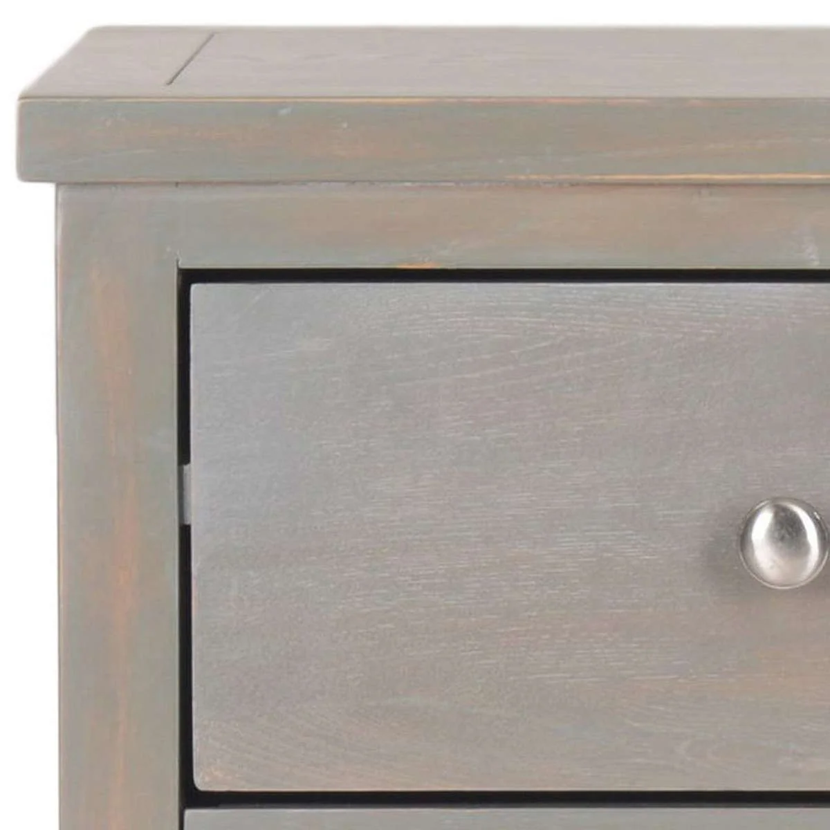 Safavieh Deniz Nightstand With Storage Drawers - Ash Gray - Image 2
