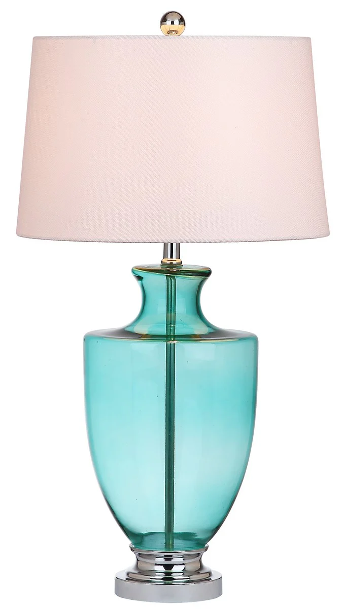 Safavieh Desiree 30-Inch H Glass Table Lamp Set Of 2 - Green - Image 2