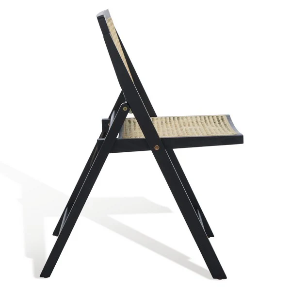 Safavieh Desiree Cane Folding Dining Ch Set Of 2 - Black - Image 4