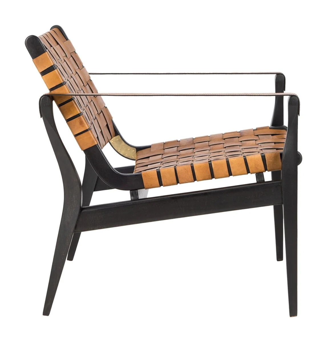 Safavieh Dilan Safari Chair - Black - Image 4
