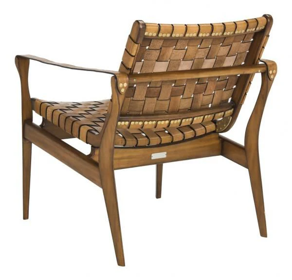Safavieh Dilan Safari Chair - Light Brown - Image 5
