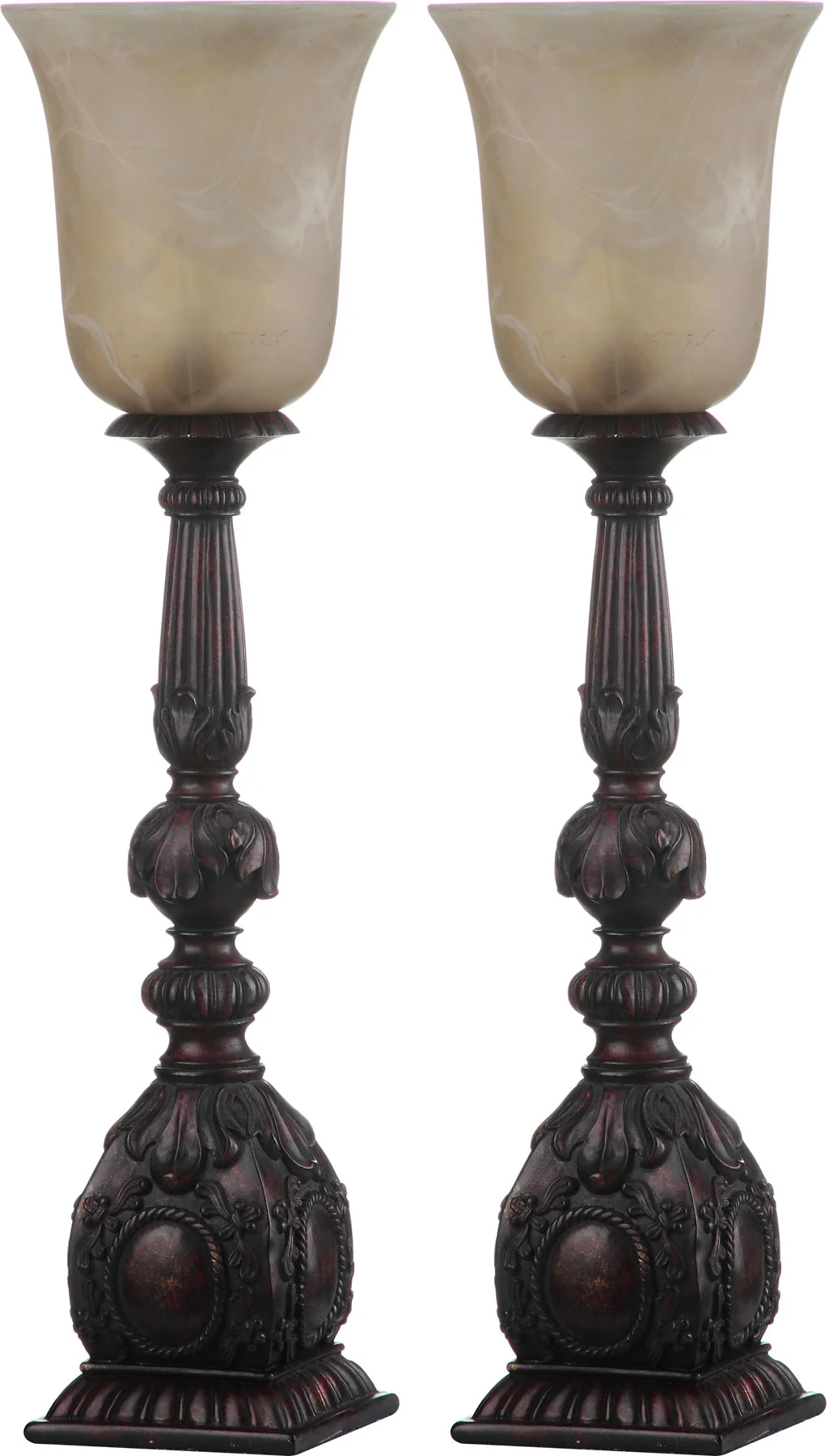 Safavieh Dion 27.5-Inch H Arifact Table Lamp Set Of 2 - Oil Rubbed Bronze (Black) - Image 3