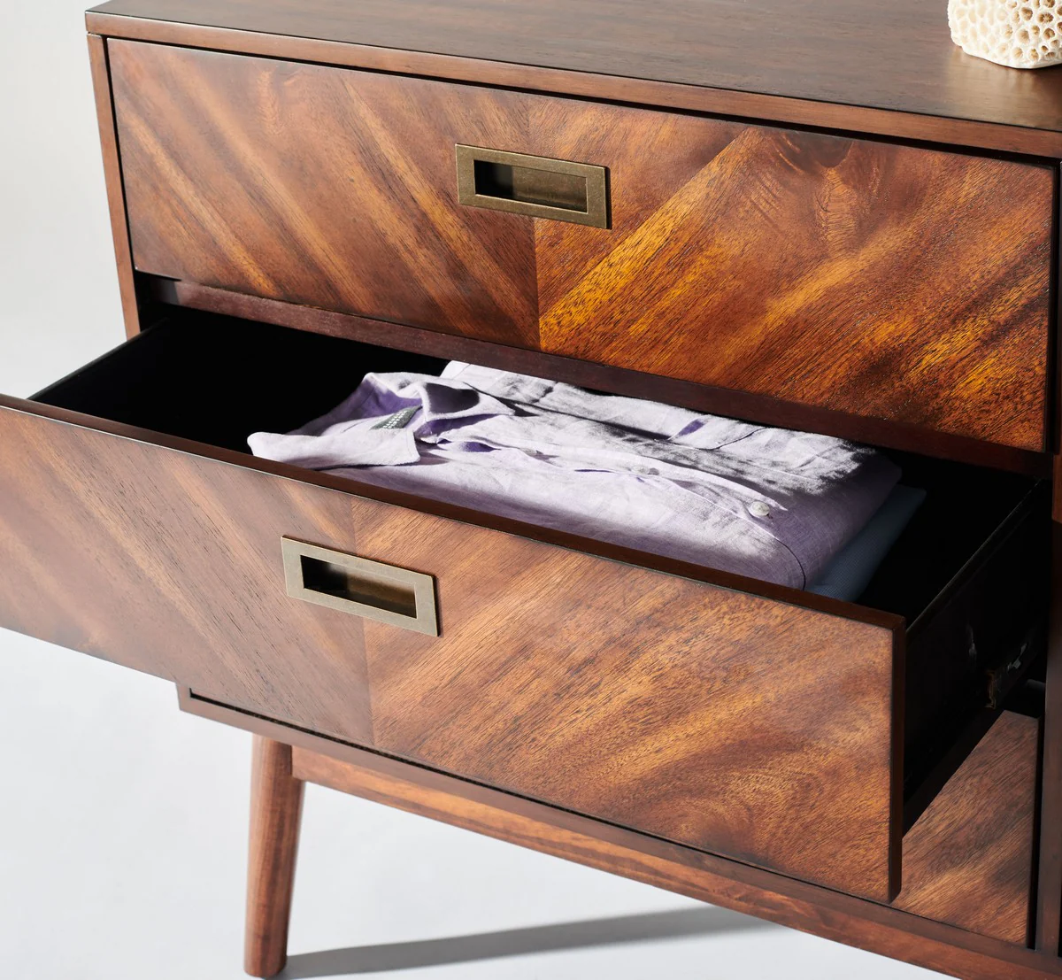Safavieh Donald 6 Drawer Dresser - Dark Walnut - Image 4