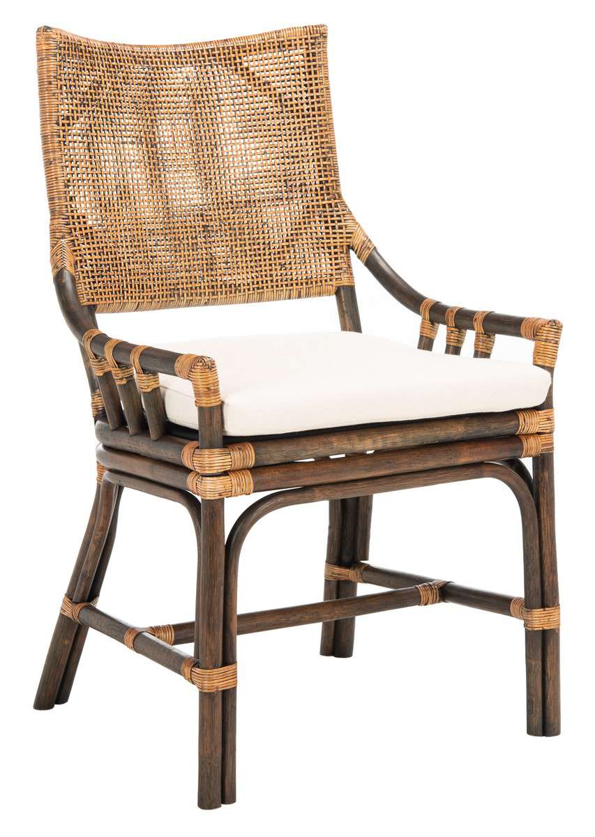 Safavieh Donatella Rattan Chair - Natural Wash - Image 3