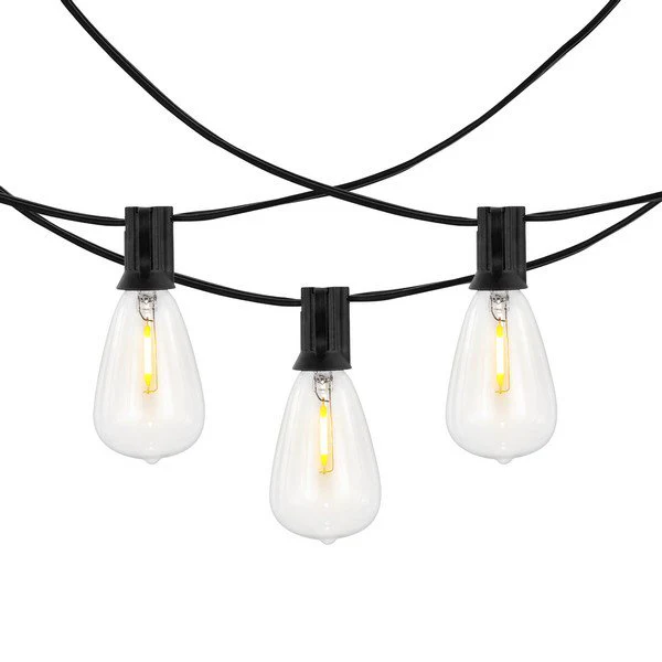 Safavieh Dorcia Led Outdoor String Lights - Black - Image 2