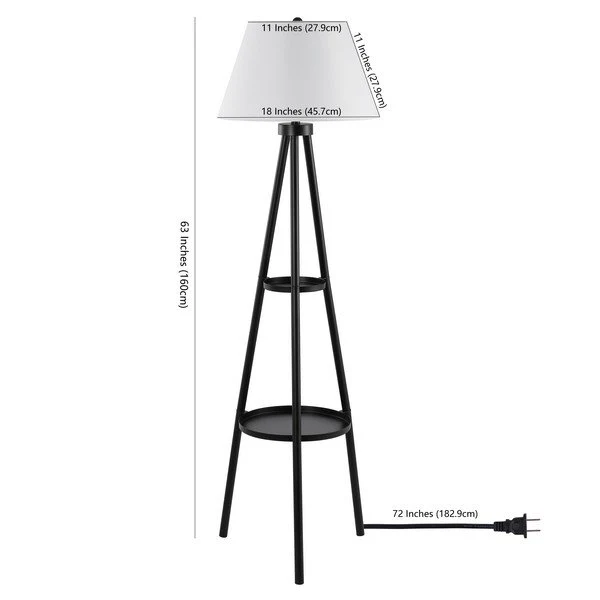 Safavieh Dorea Floor Lamp - Black - Image 3