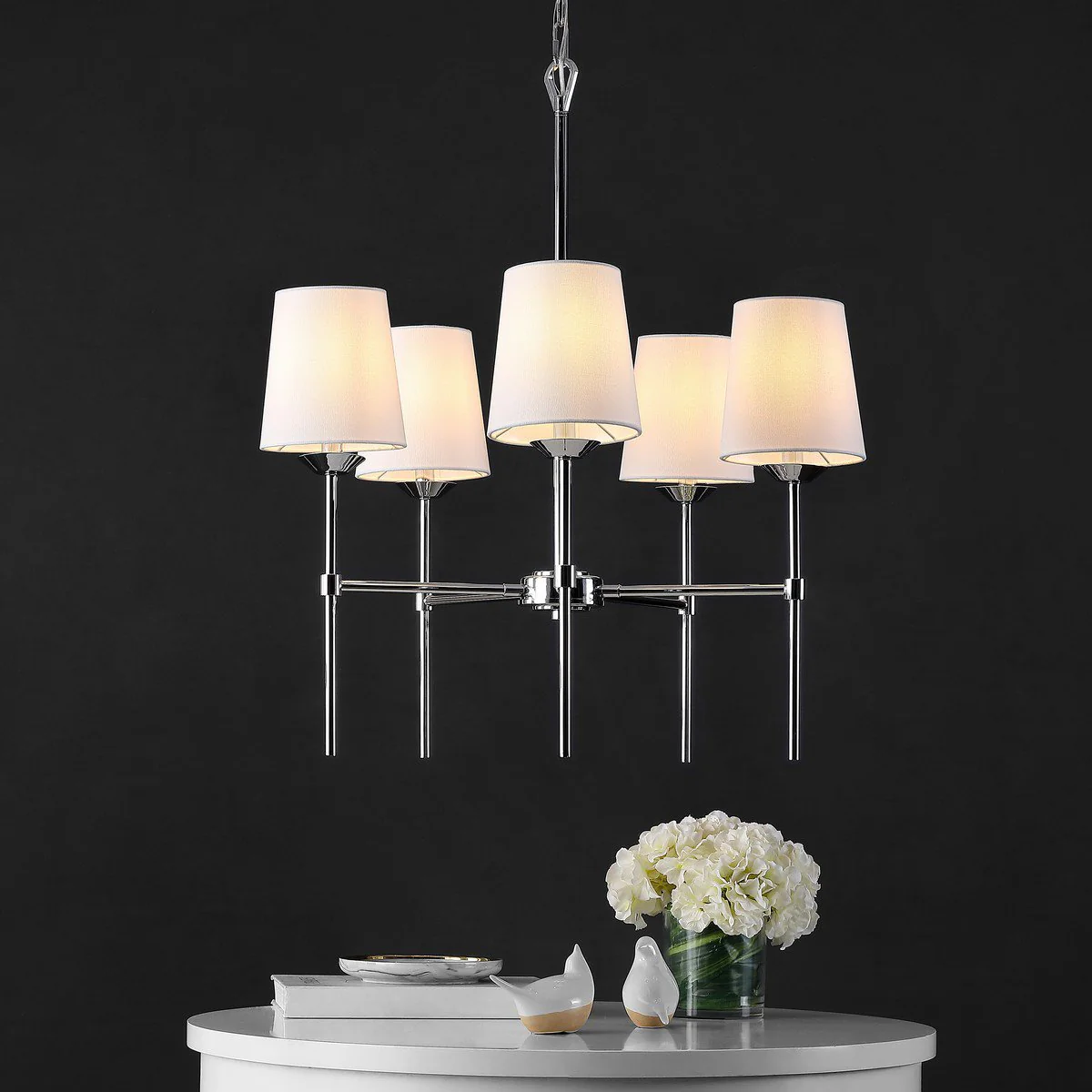 Safavieh Dortra Pendant - Chrome - Image 3