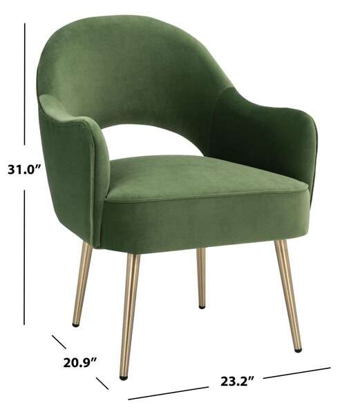 Safavieh Dublyn Accent Chair - Green - Image 4
