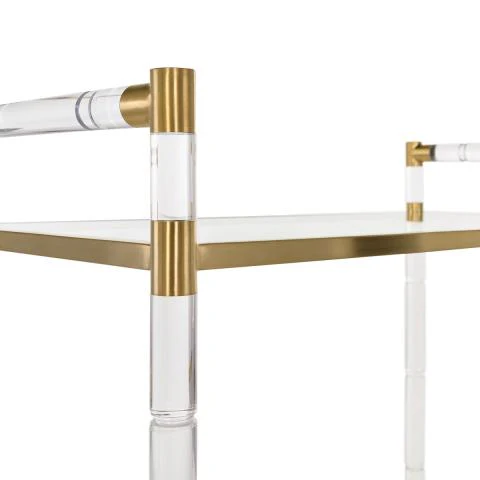 Safavieh Duval Bar Trolley - Clear - Image 4