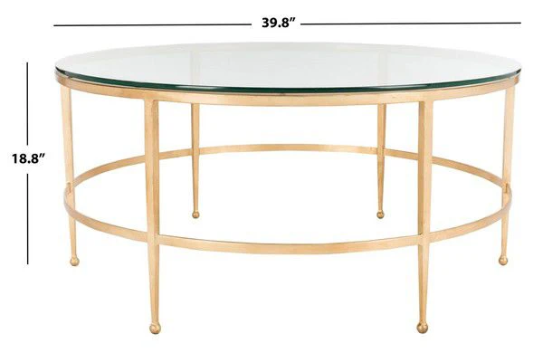 Safavieh Edmund Cocktail Table - Gold - Image 5