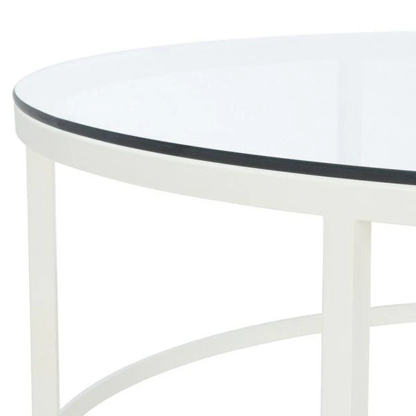 Safavieh Edmund Cocktail Table - White - Image 3