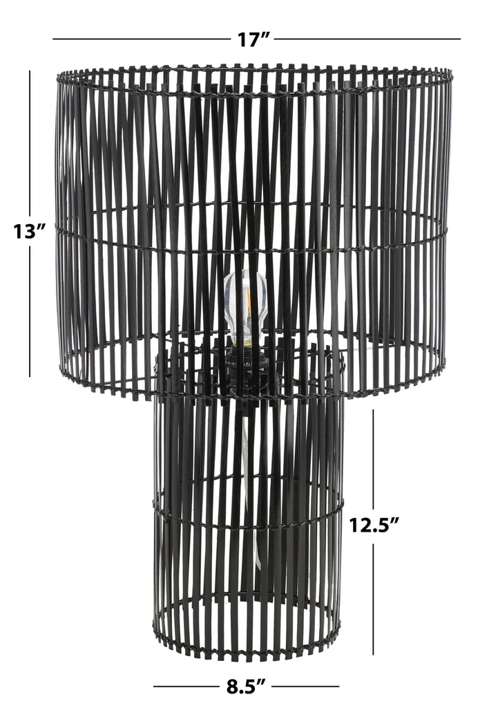 Safavieh Elara Table Lamp - Black - Image 2