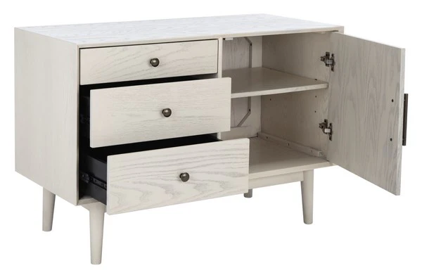 Safavieh Elissa Mid-Century Sm Media - White Washed - Image 4