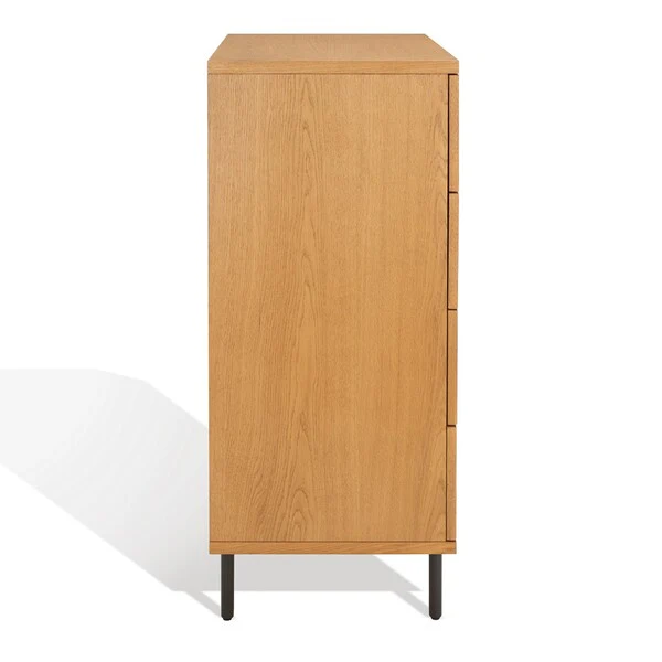 Safavieh Elizabella 4 Drawer Wood Chest - Oak - Image 5