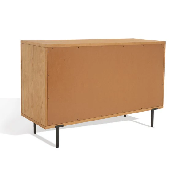 Safavieh Elizabella 6 Drawer Wood Dress - Oak - Image 5